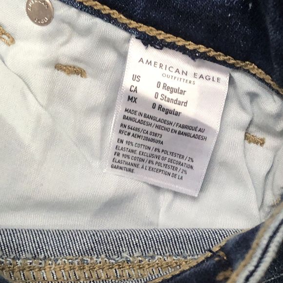 American Eagle 🦅 Women Denim Jeans Hi Rise Jegging - Picture 9 of 10